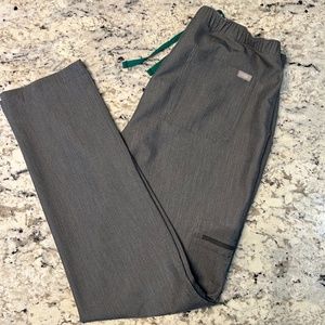 Figs Slim Cairo Cargo Scrub Pants L - Graphite